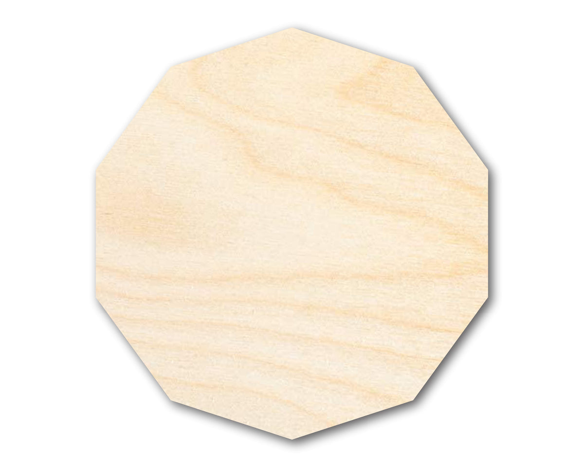 Unfinished Wood Hexagon Shape Craft Up To 24'' DIY 1/8'' Thickness