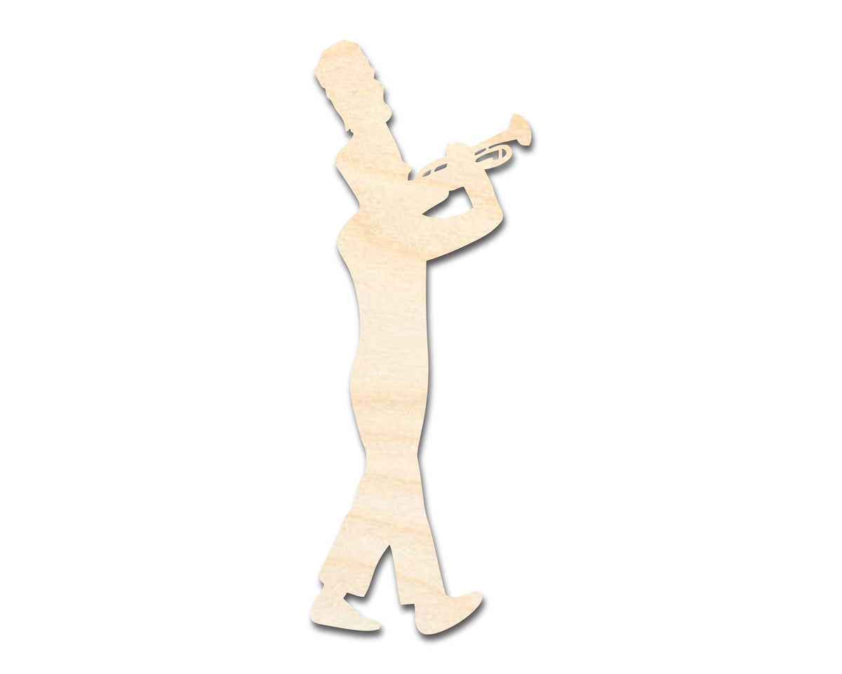 Unfinished Wood Marching Band Silhouette DIY Band Craft Cutout up