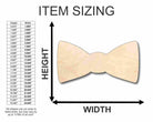 Unfinished Wooden Bow Tie Shape - Groomsmen - Craft - up to 24" DIY-24 Hour Crafts