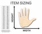 Unfinished Wooden Hand Shape - Craft - up to 24" DIY-24 Hour Crafts