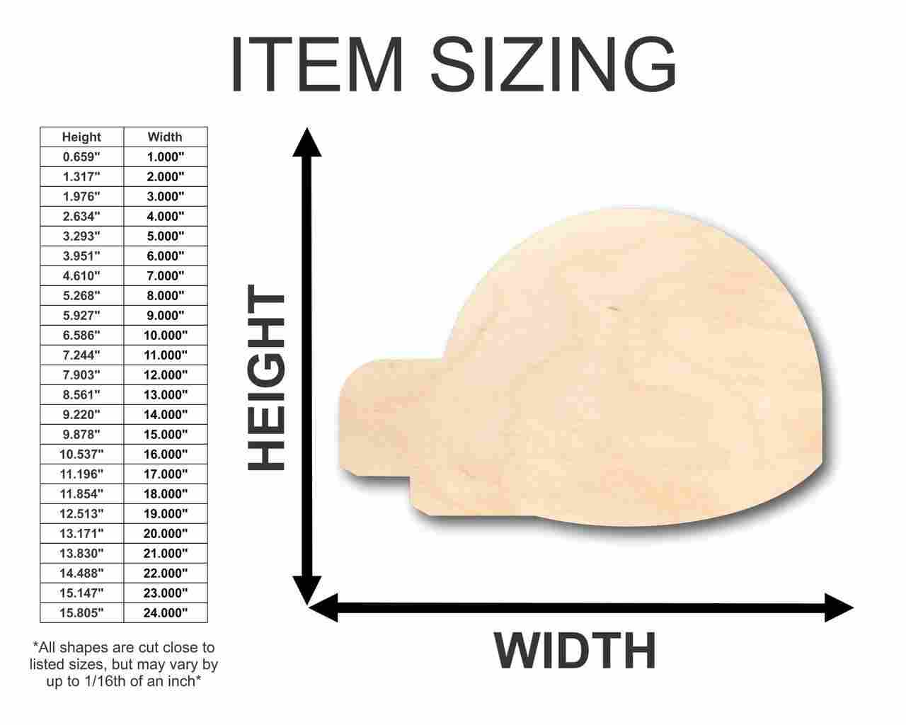 Unfinished Wooden Igloo Shape - Eskimo - Inuit - Winter - Craft - up to 24" DIY-24 Hour Crafts