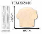 Unfinished Wooden Muffin Shape - Kitchen - Food - Craft - up to 24" DIY-24 Hour Crafts