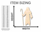 Unfinished Wooden Shepherd Shape - Bible - History - Craft - up to 24" DIY-24 Hour Crafts