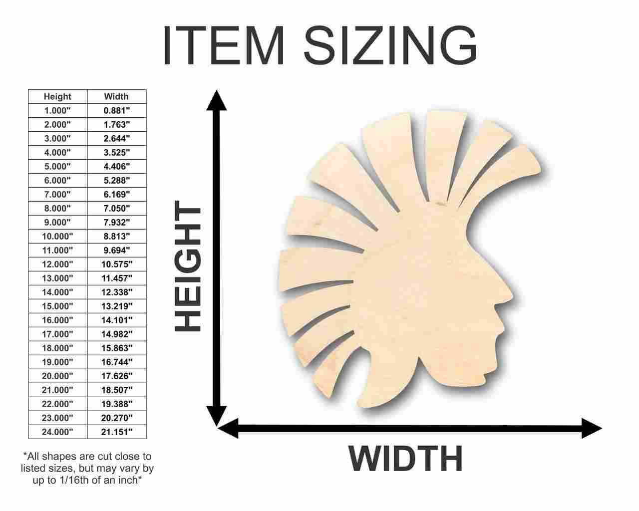 Unfinished Wooden Trojan Helmet Shape - Greek Troy History - Craft - up to 24" DIY-24 Hour Crafts