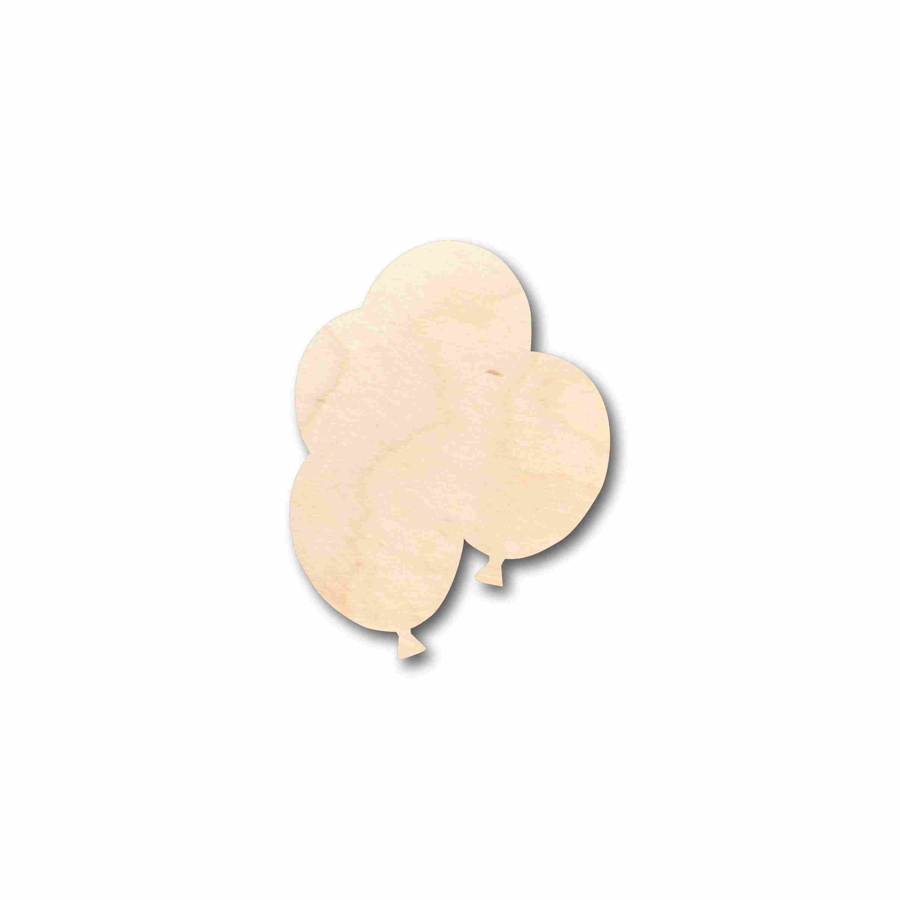 Balloon Wood Cutout, Unfnshed Wooden Balloon Shape DY Crafts - Etsy