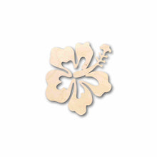Load image into Gallery viewer, Unfinished Wood Hibiscus Flower Silhouette - Craft- up to 24&quot; DIY
