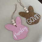 wood bunny head shape