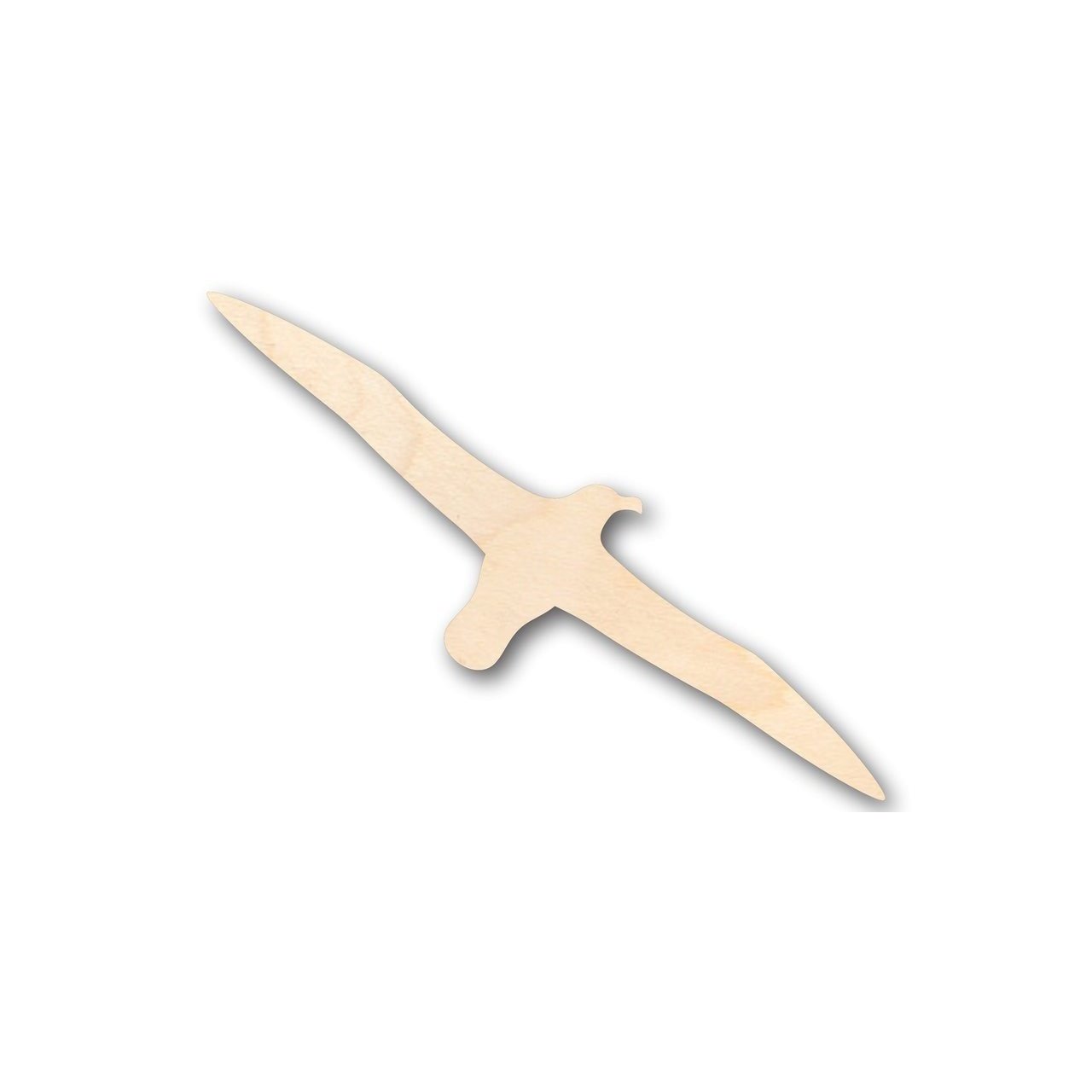 Unfinished Wooden Albatross Bird Shape - Animal - Wildlife - Craft - up to 24" DIY-24 Hour Crafts