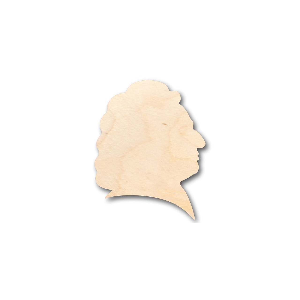 Unfinished Wooden Bach Shape - Music - History - Craft - up to 24" DIY-24 Hour Crafts