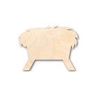 Unfinished Wooden Bethlehem Manger Shape - Christmas - Craft - up to 24" DIY-24 Hour Crafts