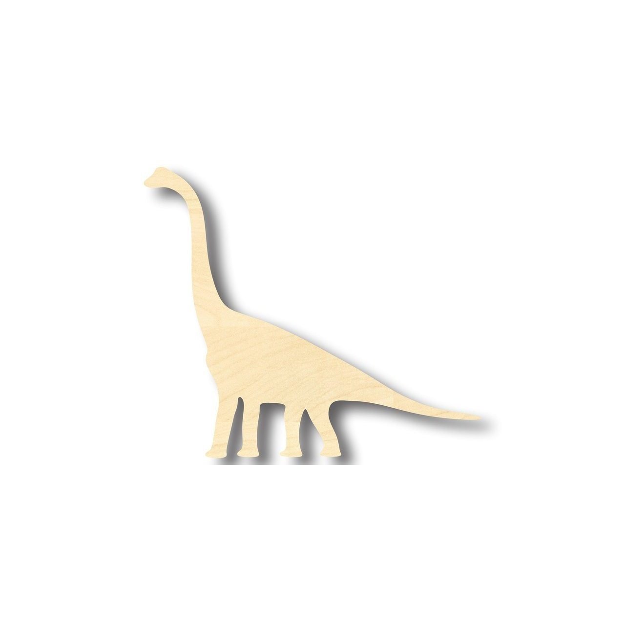 Unfinished Wooden Brachiosaurus Shape - Dinosaur - Craft - up to 24" DIY-24 Hour Crafts