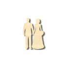 Unfinished Wooden Bride Groom Shape - Wedding - Craft- up to 24" DIY-24 Hour Crafts