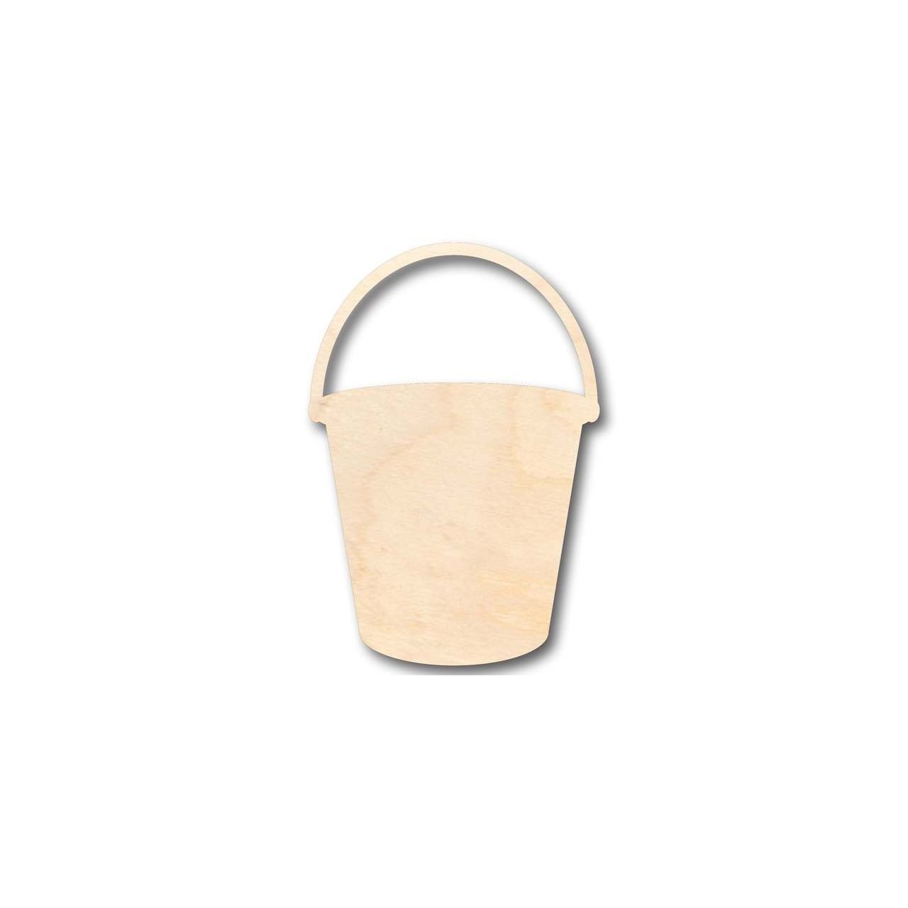 Unfinished Wooden Bucket Shape - Food - Craft - up to 24" DIY-24 Hour Crafts