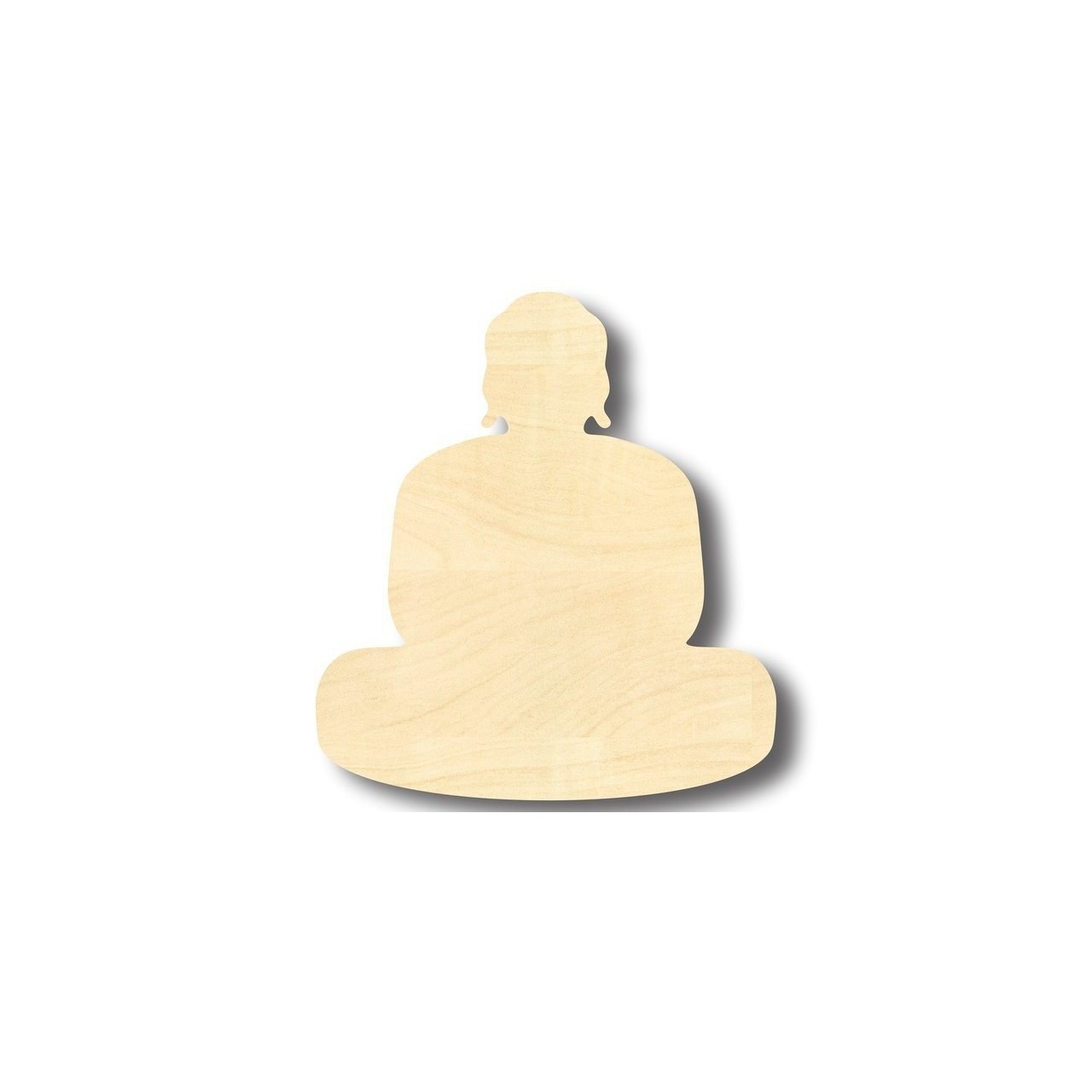 Unfinished Wooden Buddha Shape - Religion - Craft- up to 24" DIY-24 Hour Crafts