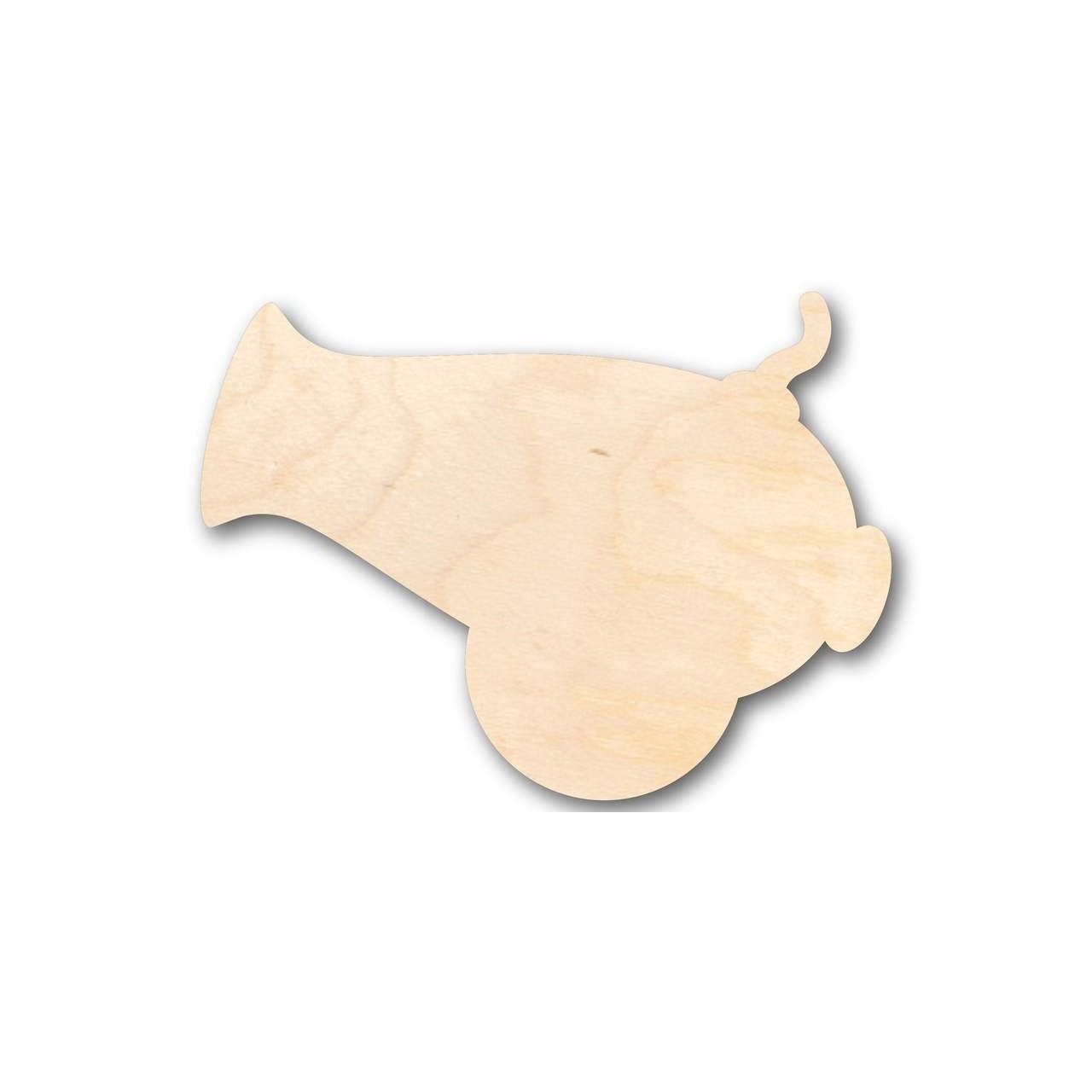 Unfinished Wooden Cannon Shape - Pirates - Craft - up to 24" DIY-24 Hour Crafts