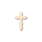 Unfinished Wooden Catholic Cross Shape - Easter - Christian - Craft - up to 24" DIY-24 Hour Crafts