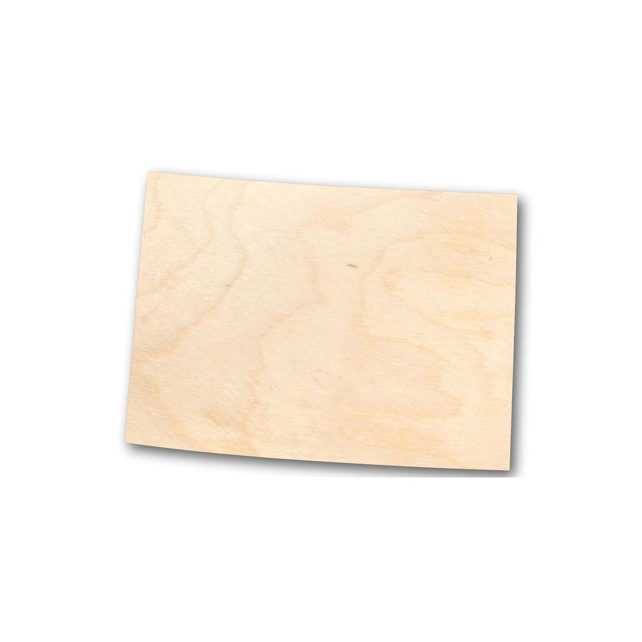 Unfinished Wooden Colorado Shape - State - Craft - up to 24" DIY-24 Hour Crafts