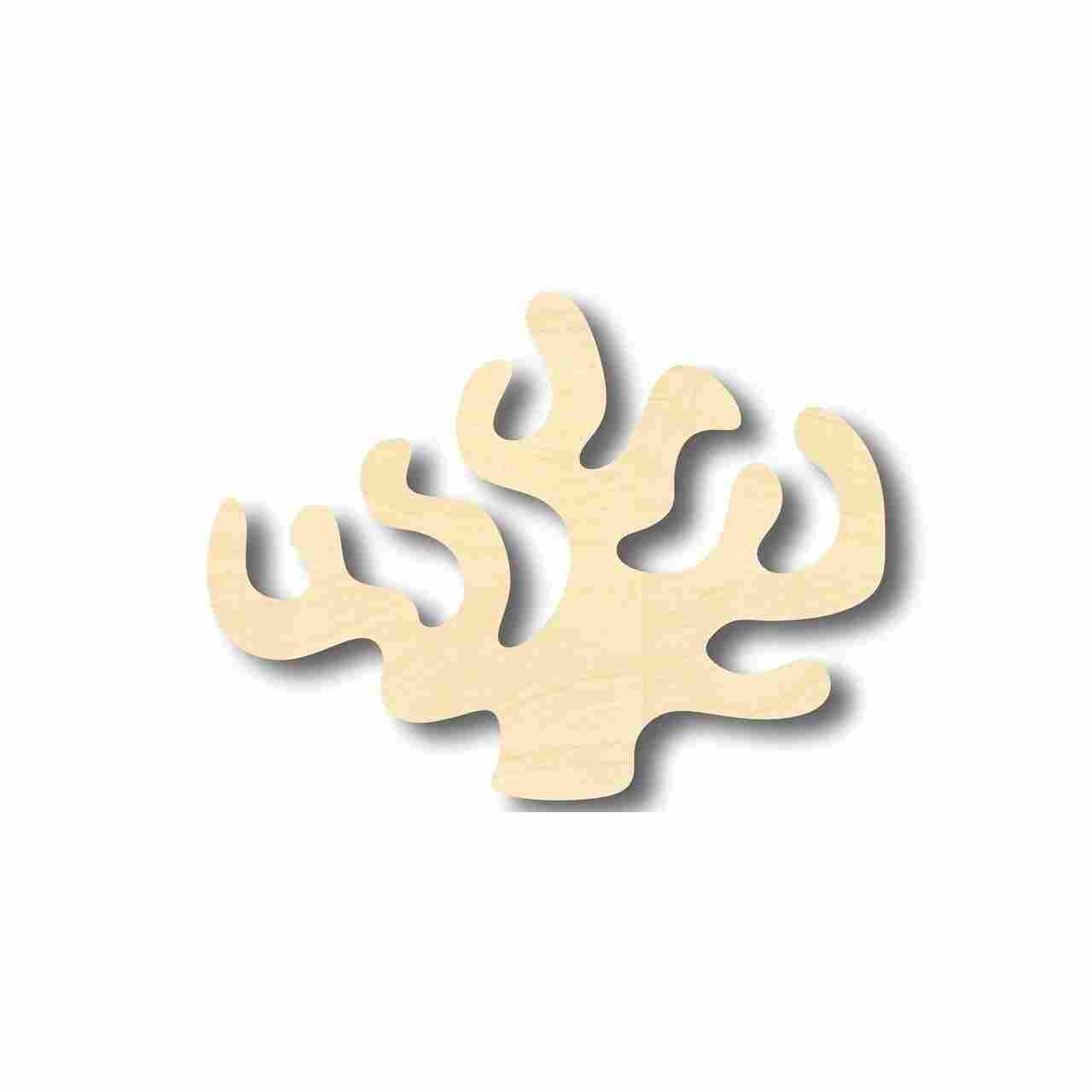 Unfinished Wooden Coral Shape - Ocean - Nursery - Craft - up to 24" DIY-24 Hour Crafts
