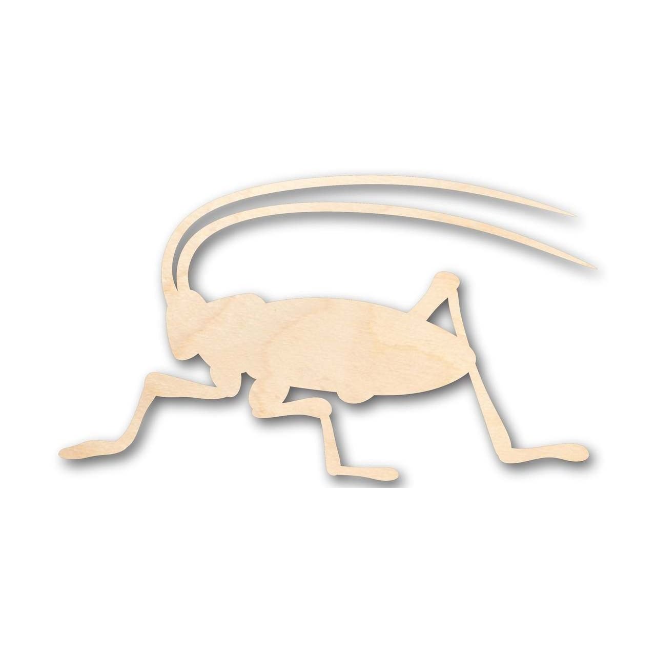 Unfinished Wooden Cricket Shape - Insect - Wildlife - Craft - up to 24" DIY-24 Hour Crafts