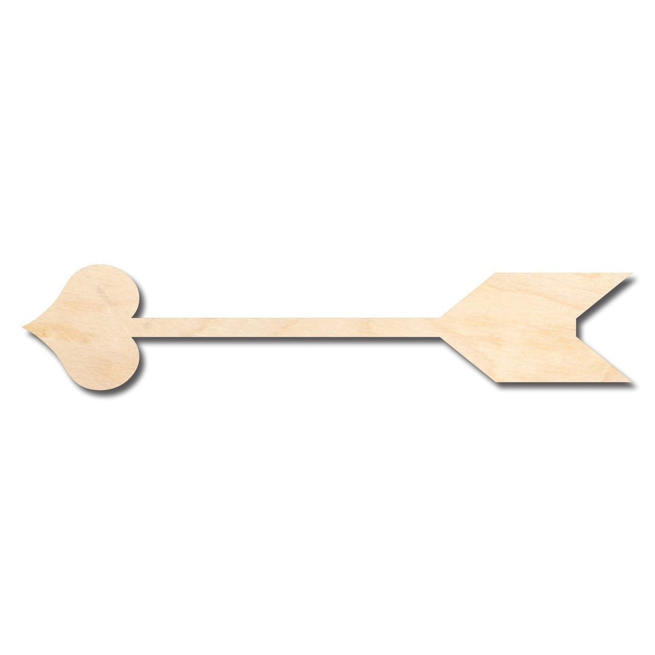Unfinished Wooden Cupid Arrow Shape - Valentine's - Love - Craft - up to 24" DIY-24 Hour Crafts