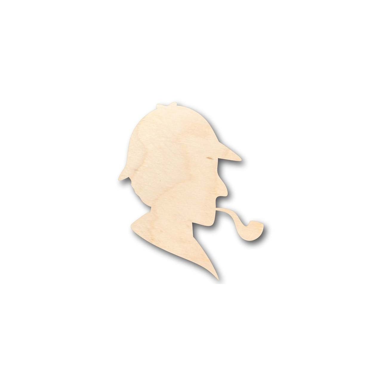 Unfinished Wooden Detective Shape - Craft - up to 24" DIY-24 Hour Crafts