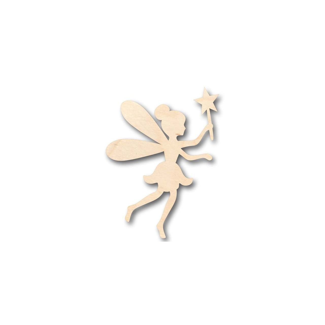 Unfinished Wooden Fairy Shape - Mythical - Craft - up to 24" DIY-24 Hour Crafts