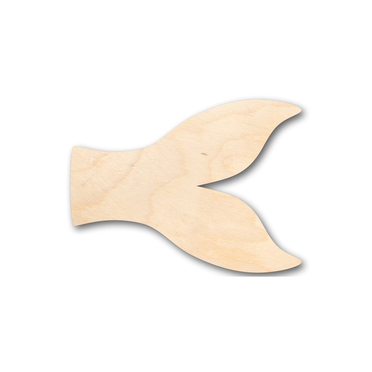 Unfinished Wooden Fish Tail Shape - Ocean - Animals - Craft - up to 24" DIY-24 Hour Crafts