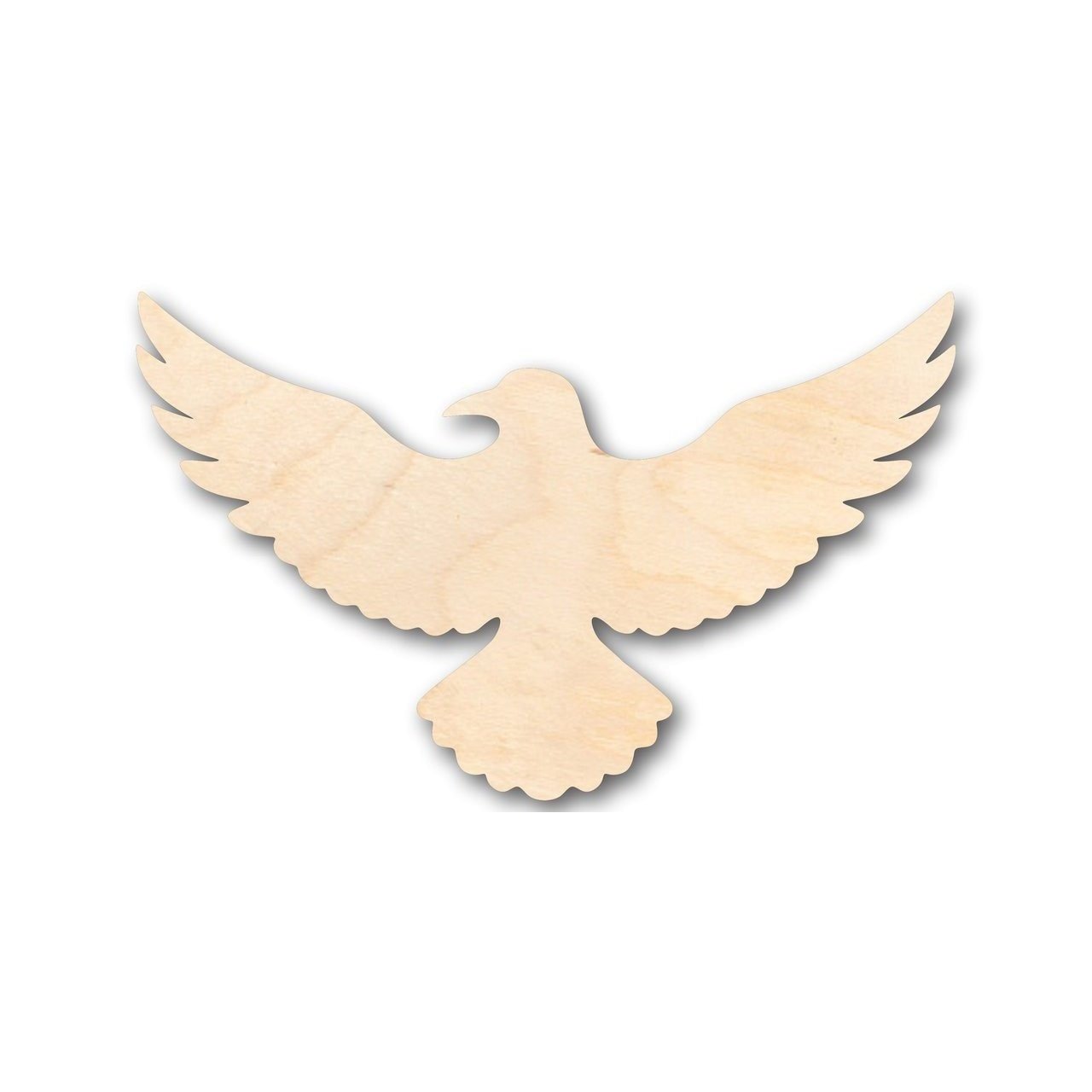 Unfinished Wooden Flying Raven Shape - Animal - Wildlife - Craft - up to 24" DIY-24 Hour Crafts