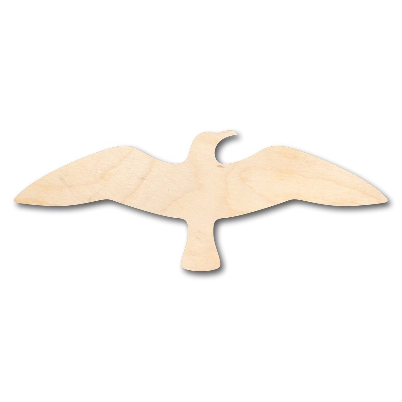 Unfinished Wooden Flying Seagull Shape - Animal - Wildlife - Craft - up to 24" DIY-24 Hour Crafts