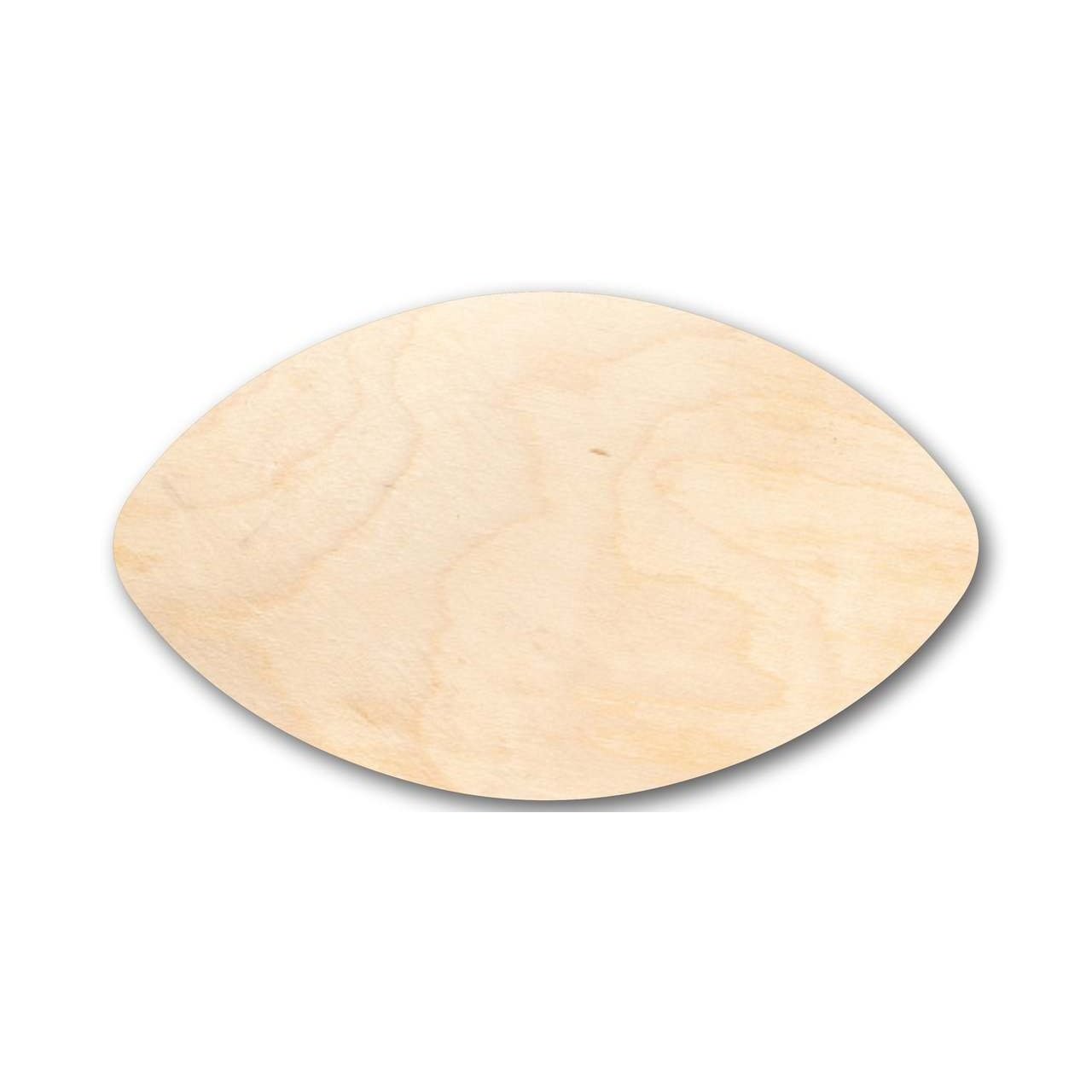 Unfinished Wooden Football Shape - NFL - Craft - up to 24"-24 Hour Crafts