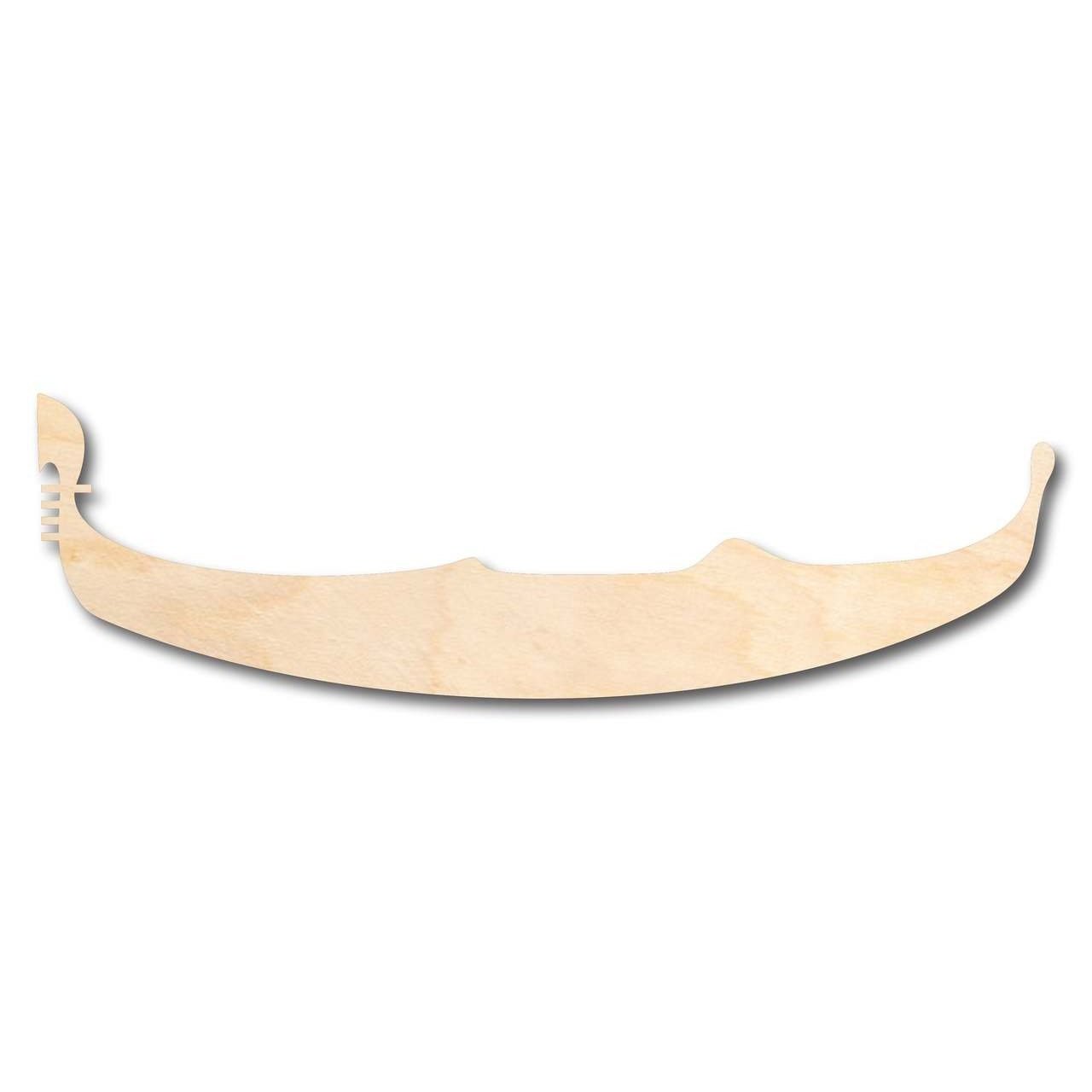 Unfinished Wooden Gondola Wood Shape - Venice Italy - Craft - up to 24" DIY-24 Hour Crafts