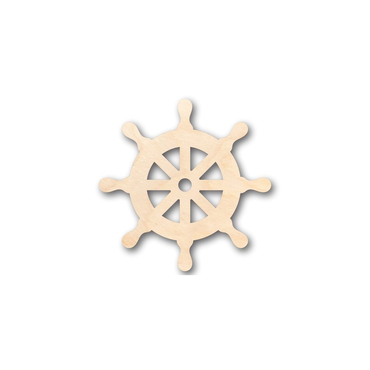 Unfinished Wooden Helm Steering Wheel Shape - Naval - Ocean - Craft - up to 24" DIY-24 Hour Crafts