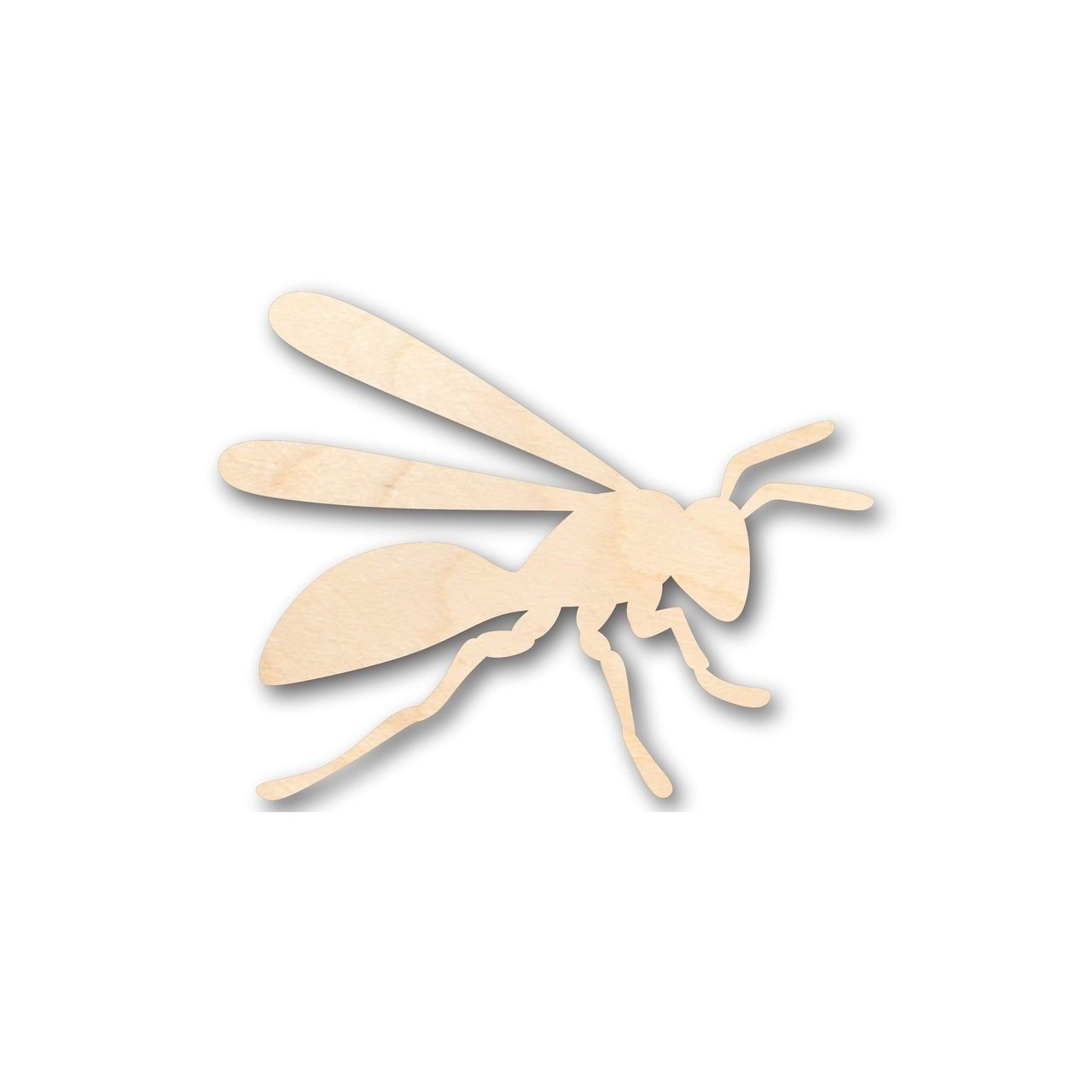 Unfinished Wooden Hornet Shape - Insect - Animal - Wildlife - Craft - up to 24" DIY-24 Hour Crafts