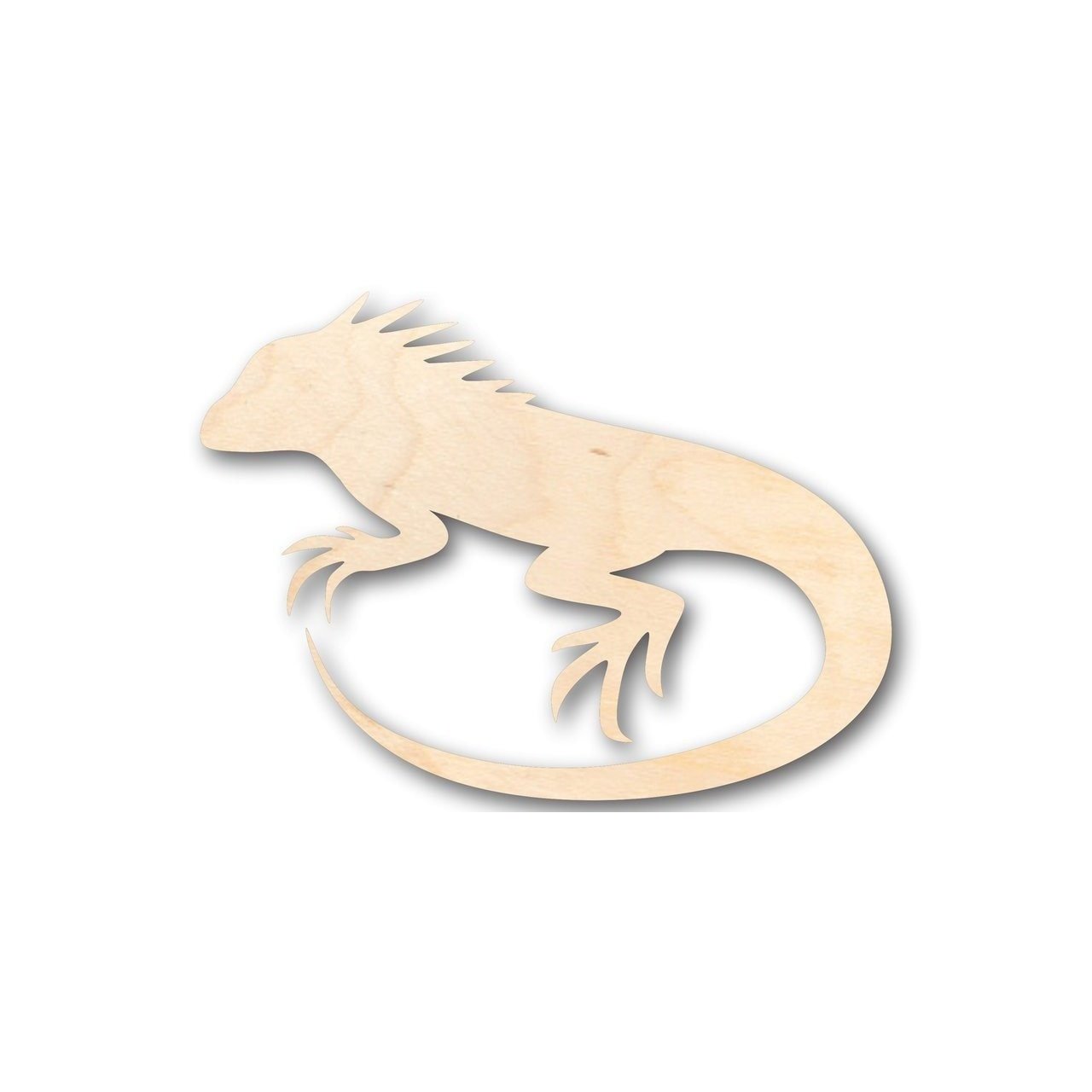Unfinished Wooden Iguana Shape - Reptile - Animal - Craft - up to 24" DIY-24 Hour Crafts