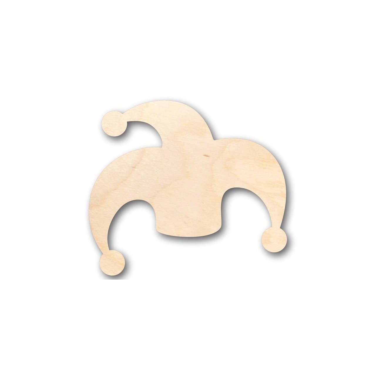 Unfinished Wooden Jester Hat Shape - Joker - Craft - up to 24" DIY-24 Hour Crafts