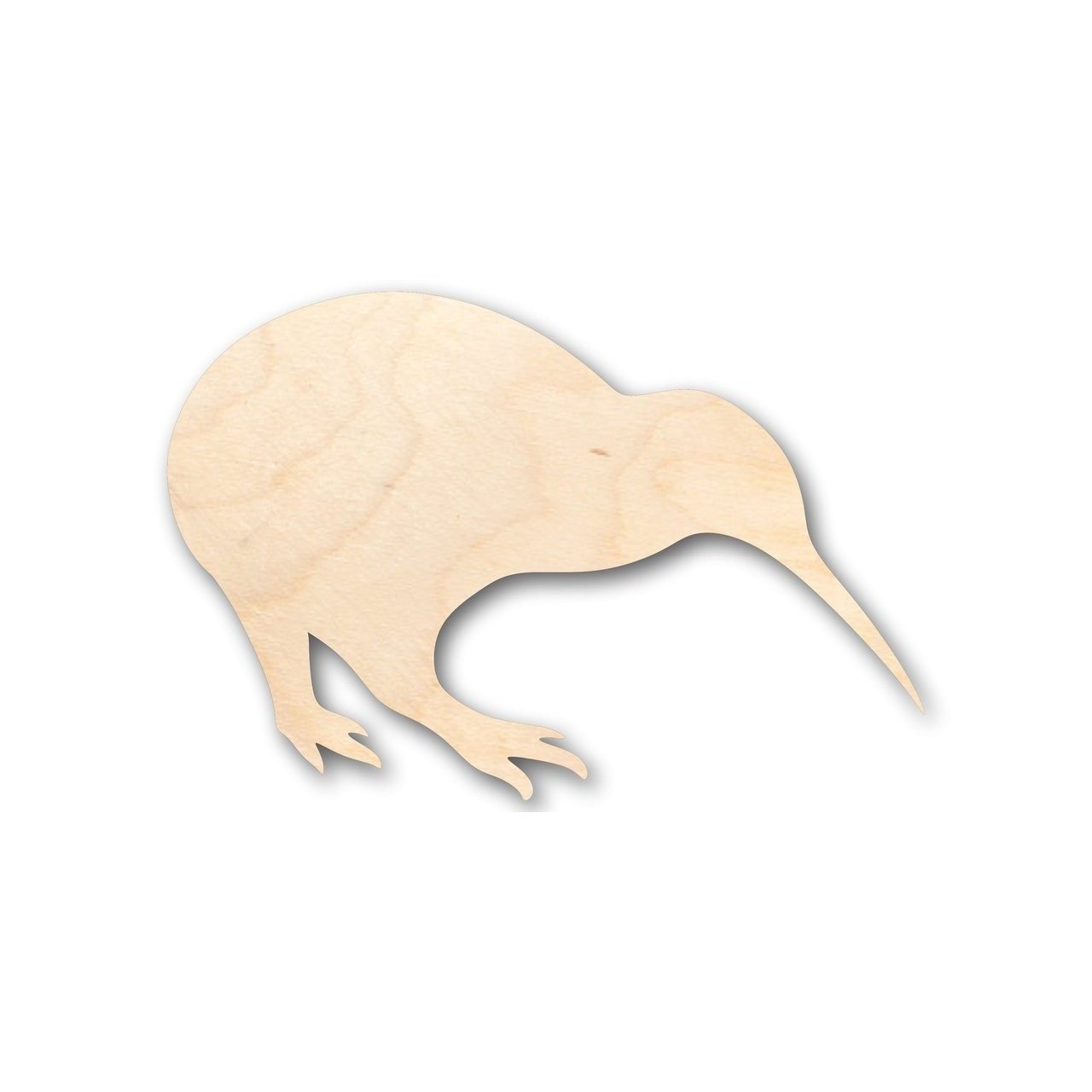 Unfinished Wooden Kiwi Shape - New Zealand - Animal - Bird - Wildlife - Craft - up to 24" DIY-24 Hour Crafts