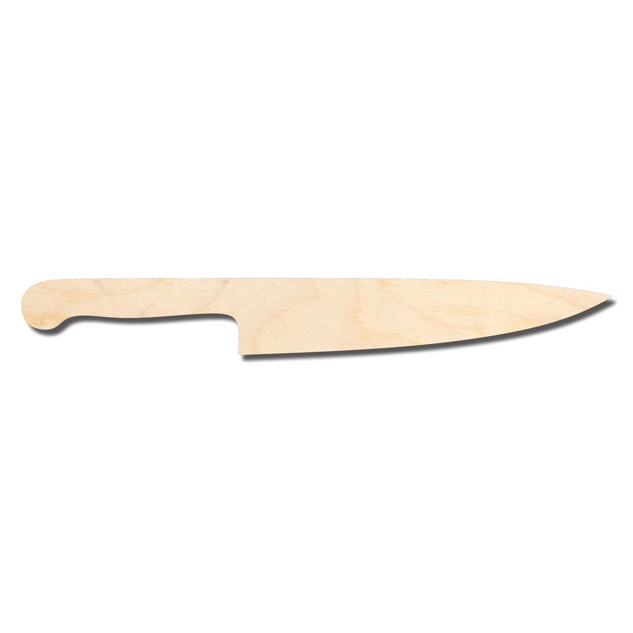 Unfinished Wooden Knife Shape - Kitchen - Horror Halloween - Craft - up to 24" DIY-24 Hour Crafts