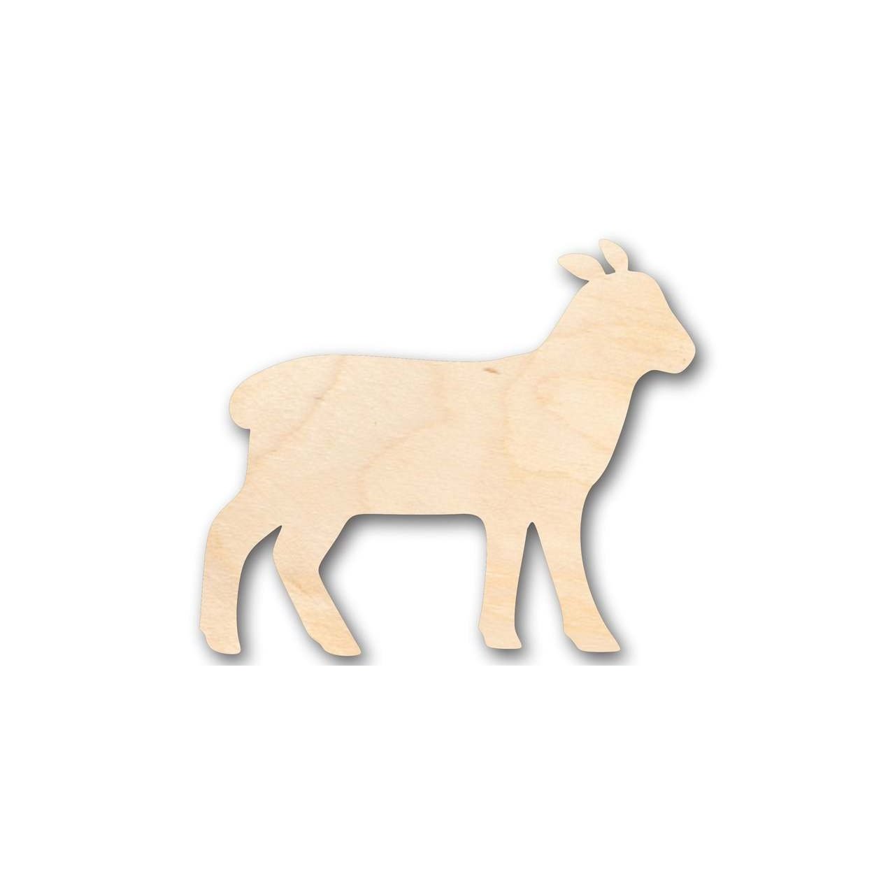 Unfinished Wooden Lamb Sheep Shape - Farm Animal - Craft - up to 24" DIY-24 Hour Crafts
