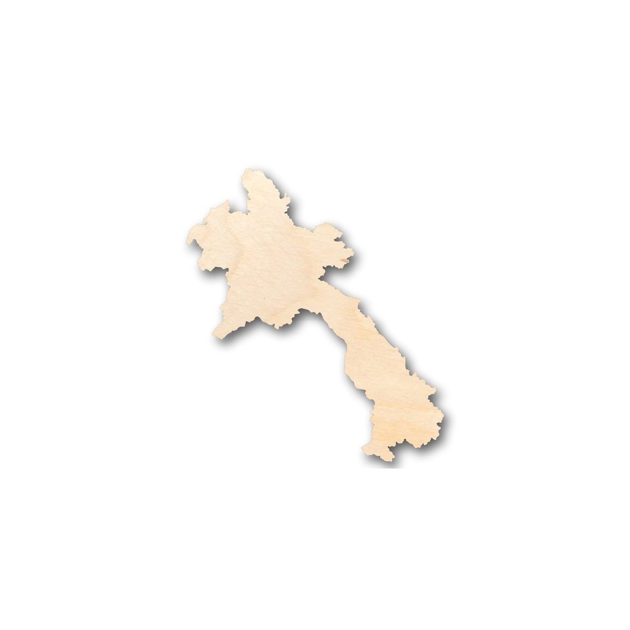 Unfinished Wooden Laos Shape - Country - Craft - up to 24" DIY-24 Hour Crafts