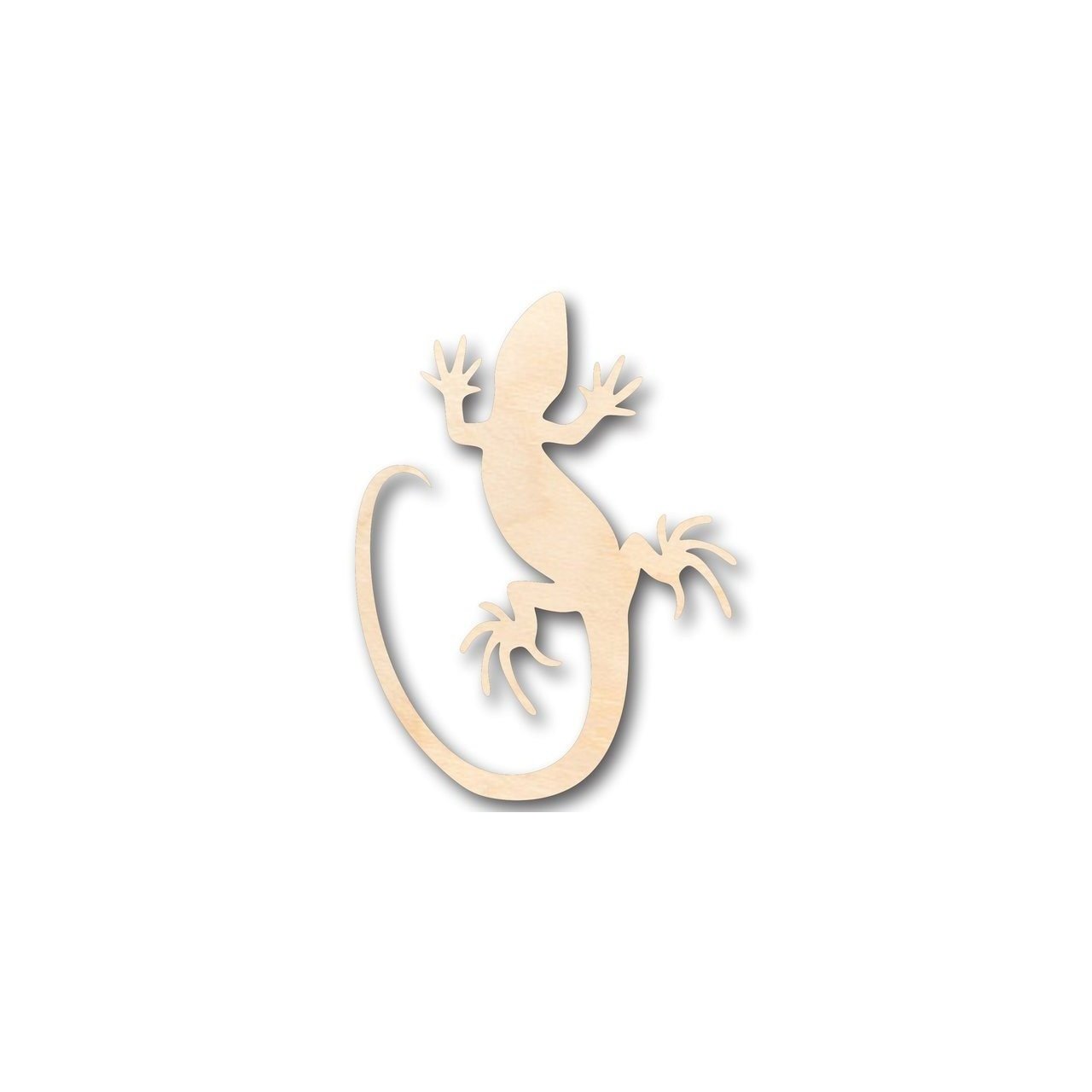 Unfinished Wooden Lizard Shape - Animal - Craft - up to 24" DIY-24 Hour Crafts