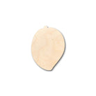 Unfinished Wooden Mango Shape - Fruit - Tropical - Craft- up to 24" DIY-24 Hour Crafts