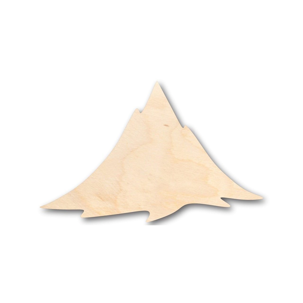 Unfinished Wooden Mountain Shape - Nature - Craft - up to 24" DIY-24 Hour Crafts