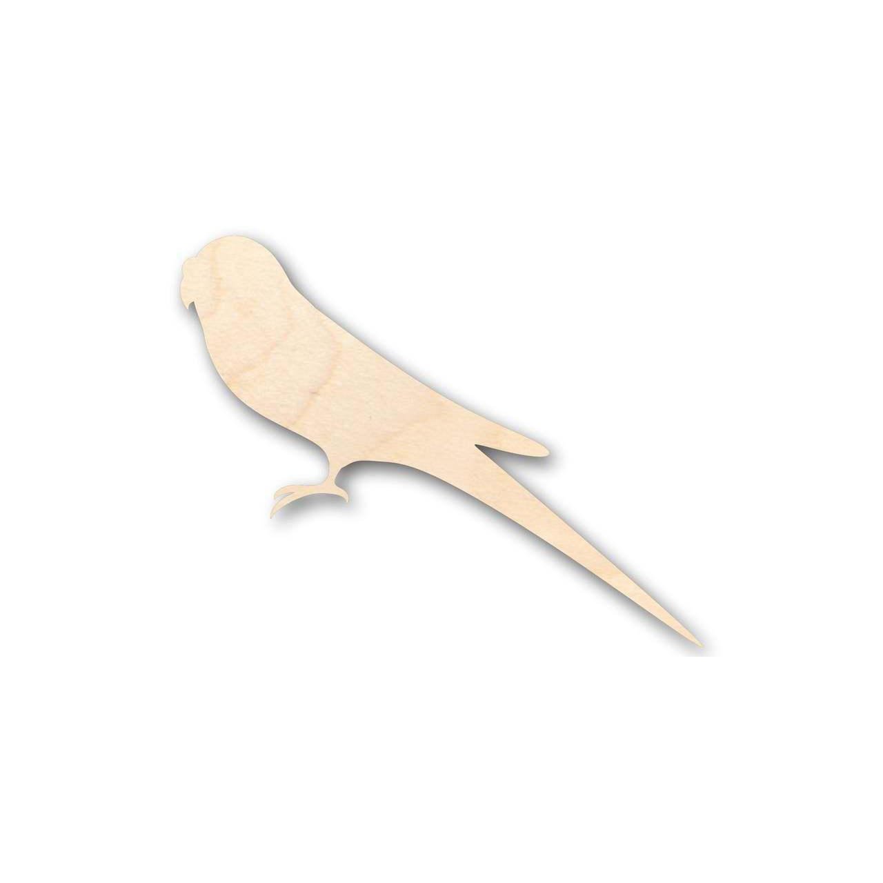 Unfinished Wooden Parakeet Shape - Animal - Wildlife - Pet - Craft - up to 24" DIY-24 Hour Crafts