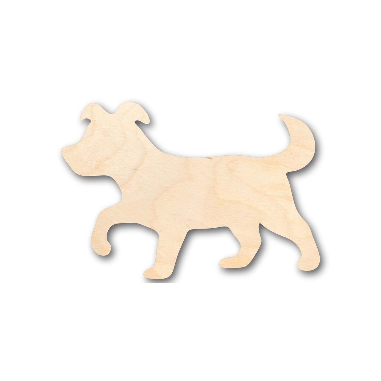Unfinished Wooden Puppy Dog Shape - Animal - Pet - Craft - up to 24" DIY-24 Hour Crafts