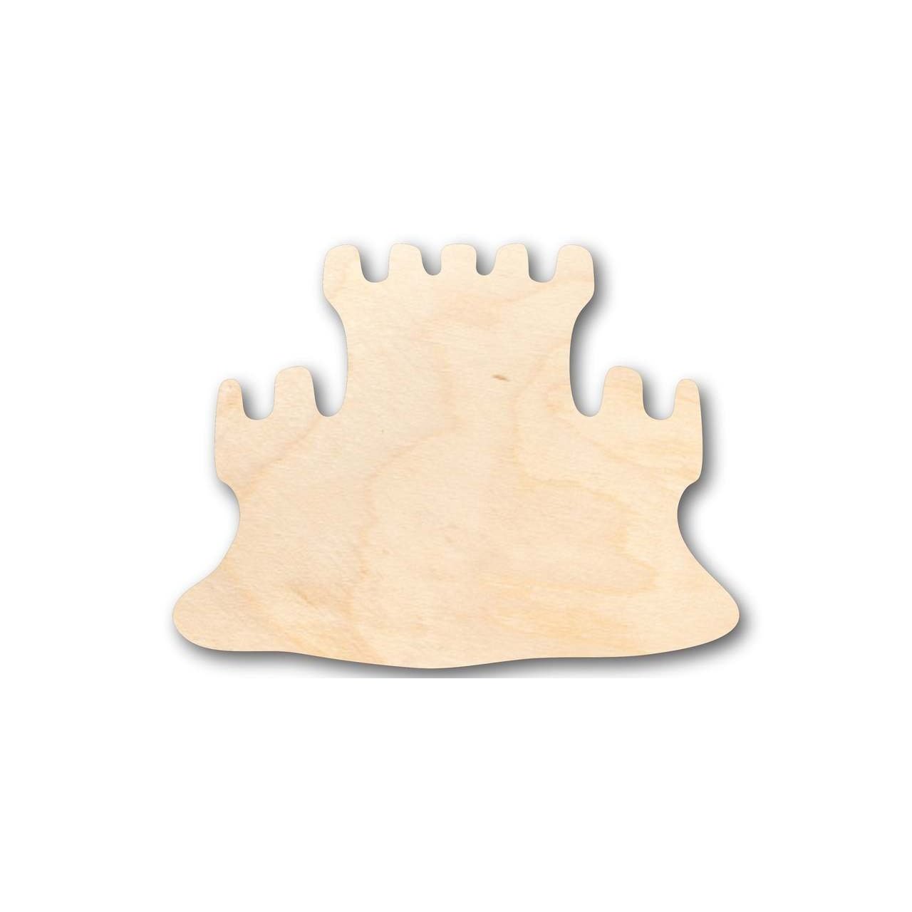 Unfinished Wooden Sandcastle Shape - Ocean - Beach - Nursery - Craft - up to 24" DIY-24 Hour Crafts