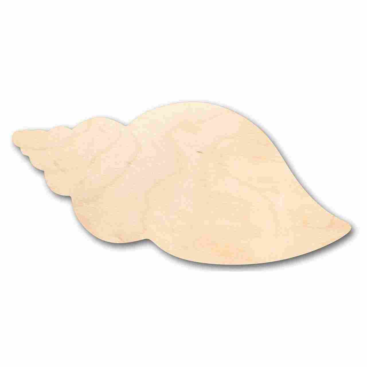 Unfinished Wooden Seashell Shape - Ocean - Beach - Nursery - Craft - up to 24" DIY-24 Hour Crafts