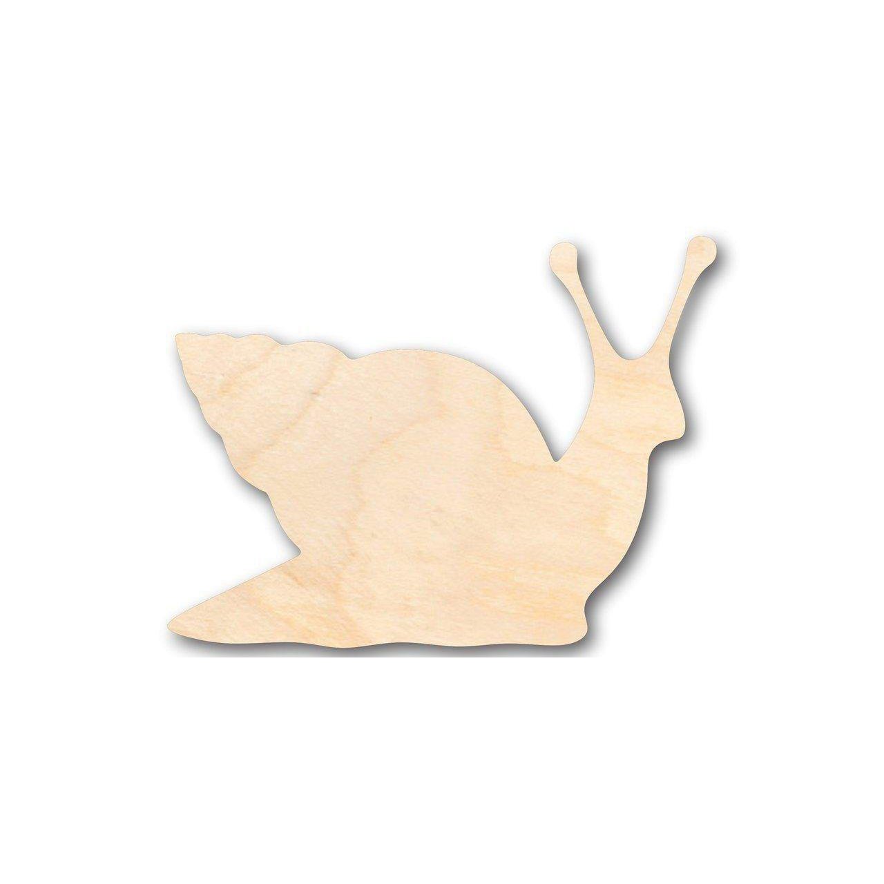 Unfinished Wooden Snail Shape - Insect - Animal - Wildlife - Craft - up to 24" DIY-24 Hour Crafts
