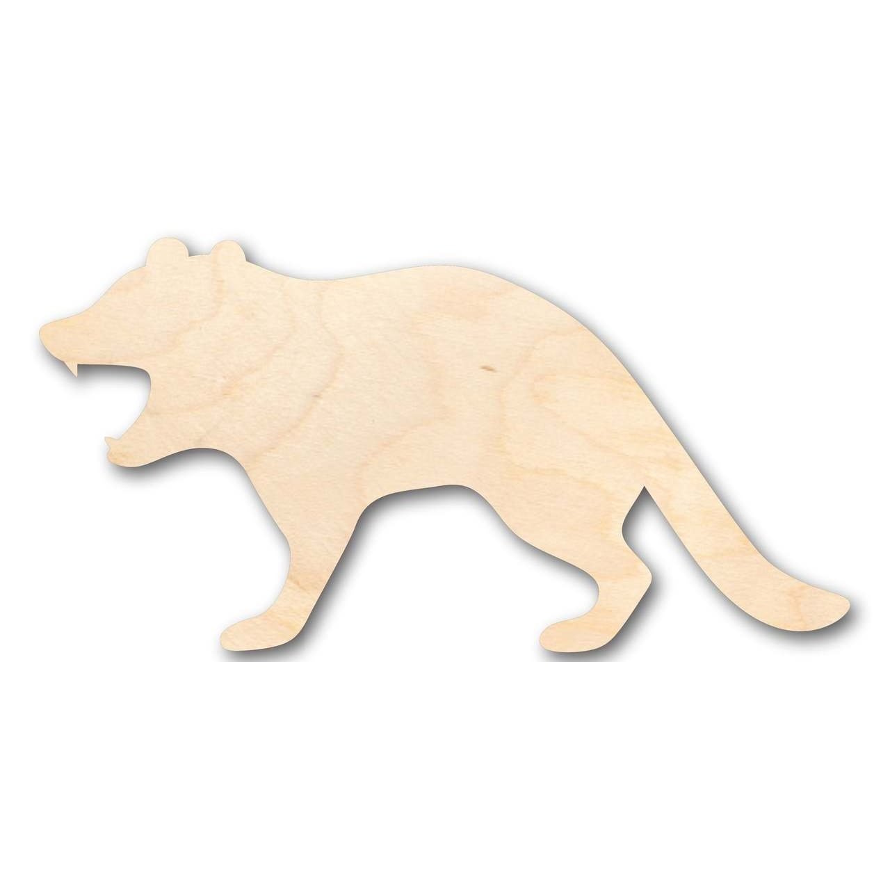 Unfinished Wooden Tasmanian Devil Shape - Animal - Craft - up to 24" DIY-24 Hour Crafts
