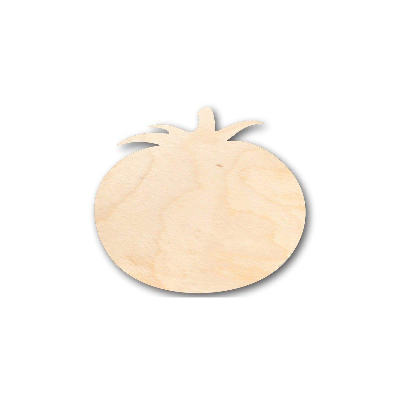 Unfinished Wooden Tomato Shape - Garden - Food - Craft - up to 24" DIY-24 Hour Crafts