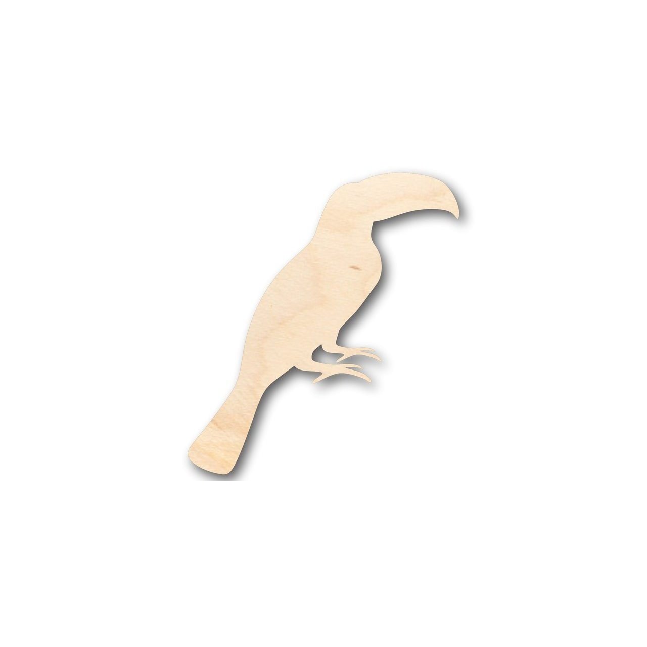 Unfinished Wooden Toucan Shape - Animal - Wildlife - Pet - Craft - up to 24" DIY-24 Hour Crafts